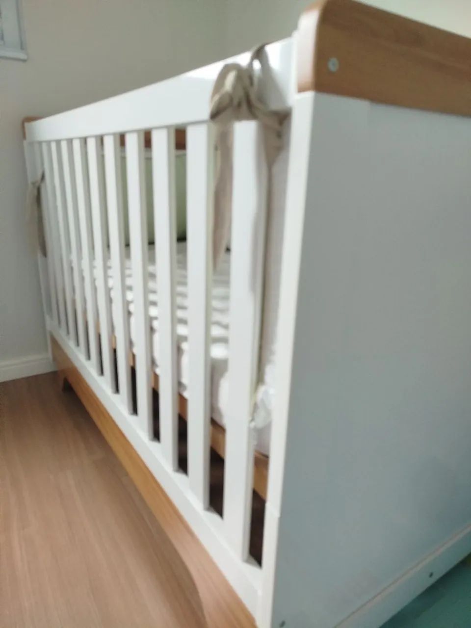 Berço que Vira Cama + Colchão - Foto 2