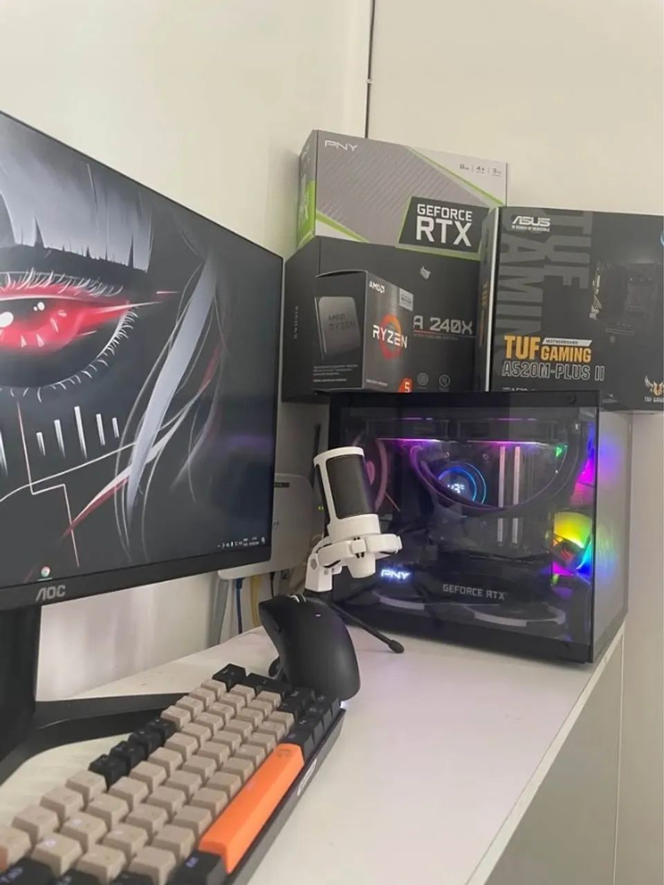 PC GAMER RYZEN 5 5500X3D - Foto 2