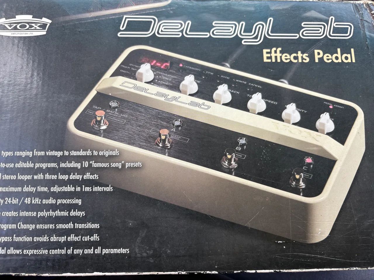 Pedal delay vox Delaylab - Instrumentos musicais - Taguatinga