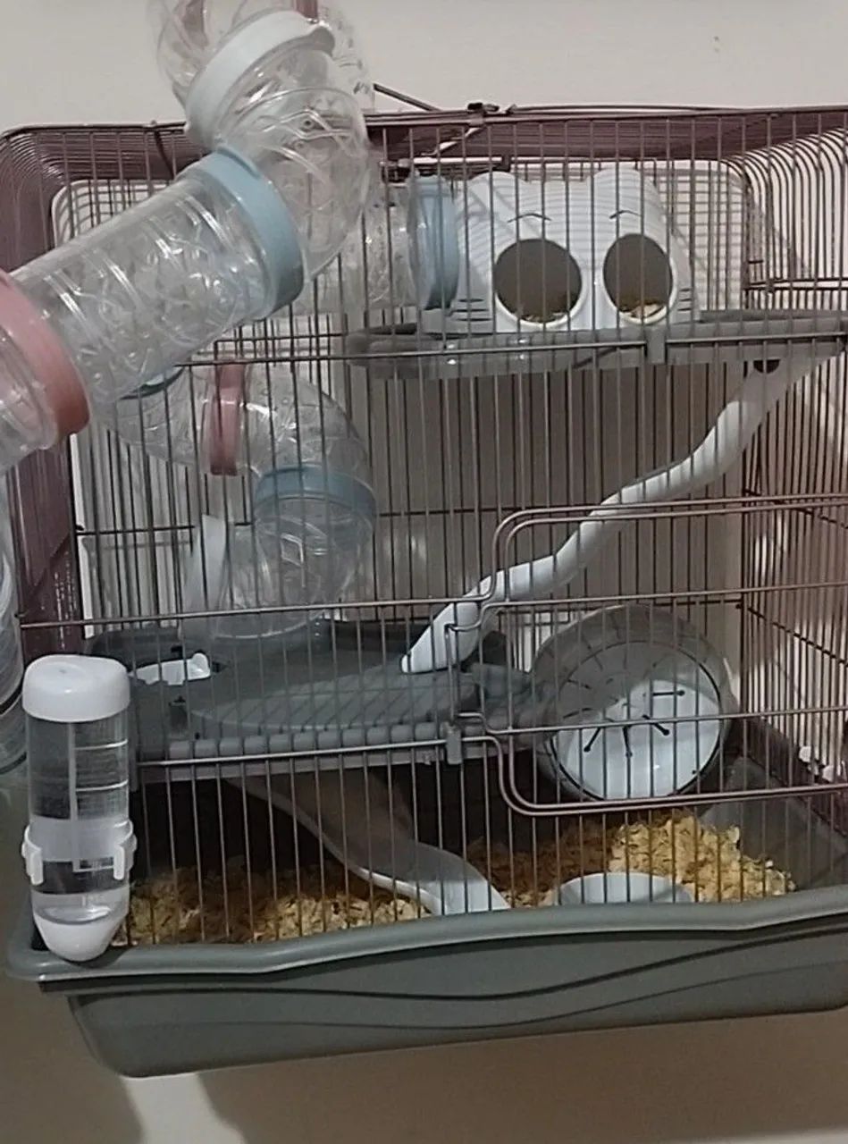 Gaiola safari 3 andares com túnel para hamster  - Foto 3