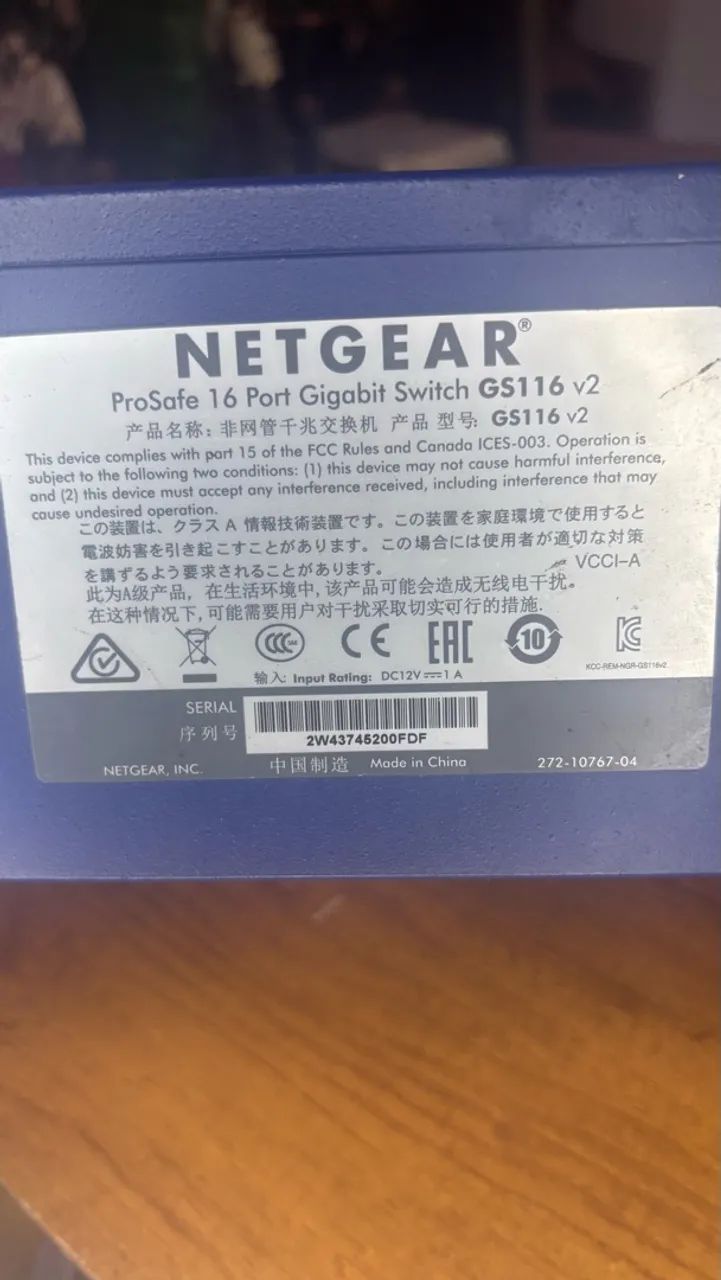 Switchi 16 portas Netgear - Foto 2