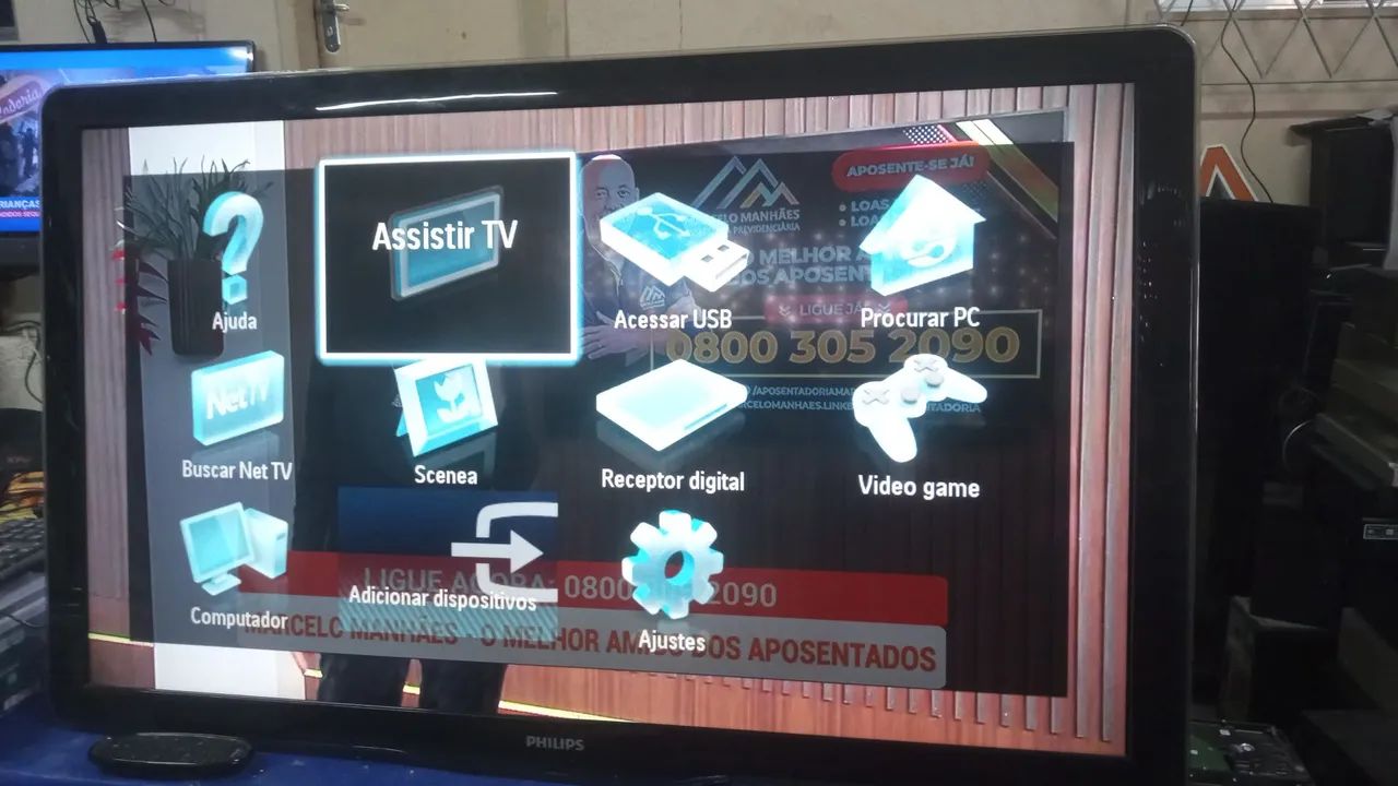 Televisão Philips de 46 polegadas usada leia a descrição  - Foto 3