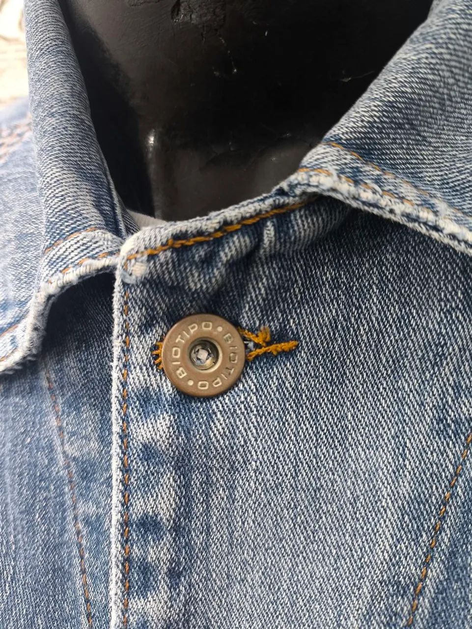 Jaqueta Jeans  Biotipo Tam M Cód 4567 Usada/Original  - Foto 4