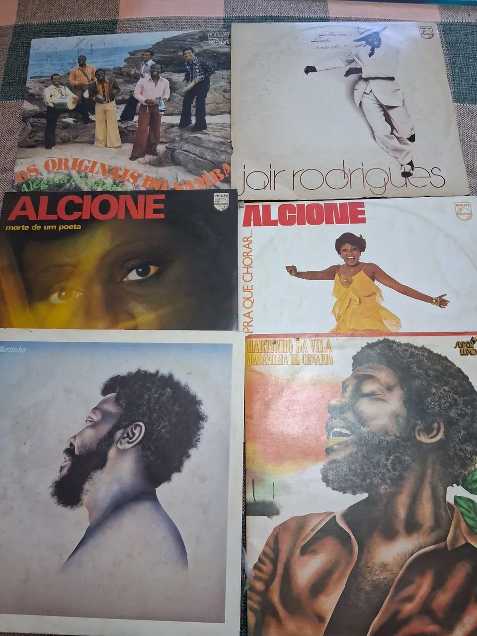 Discos de vinil samba