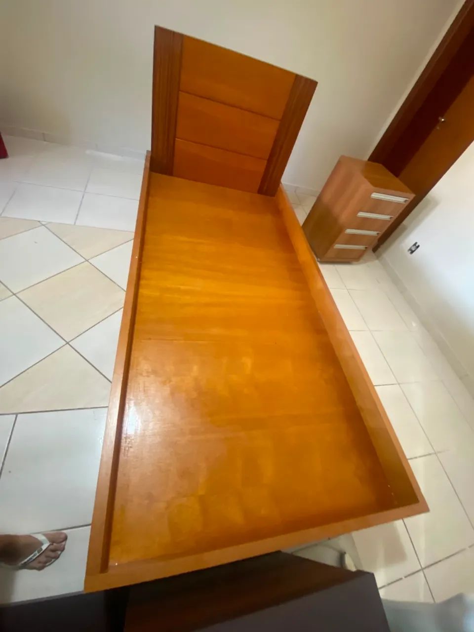 Cama solteiro madeira  - Foto 2