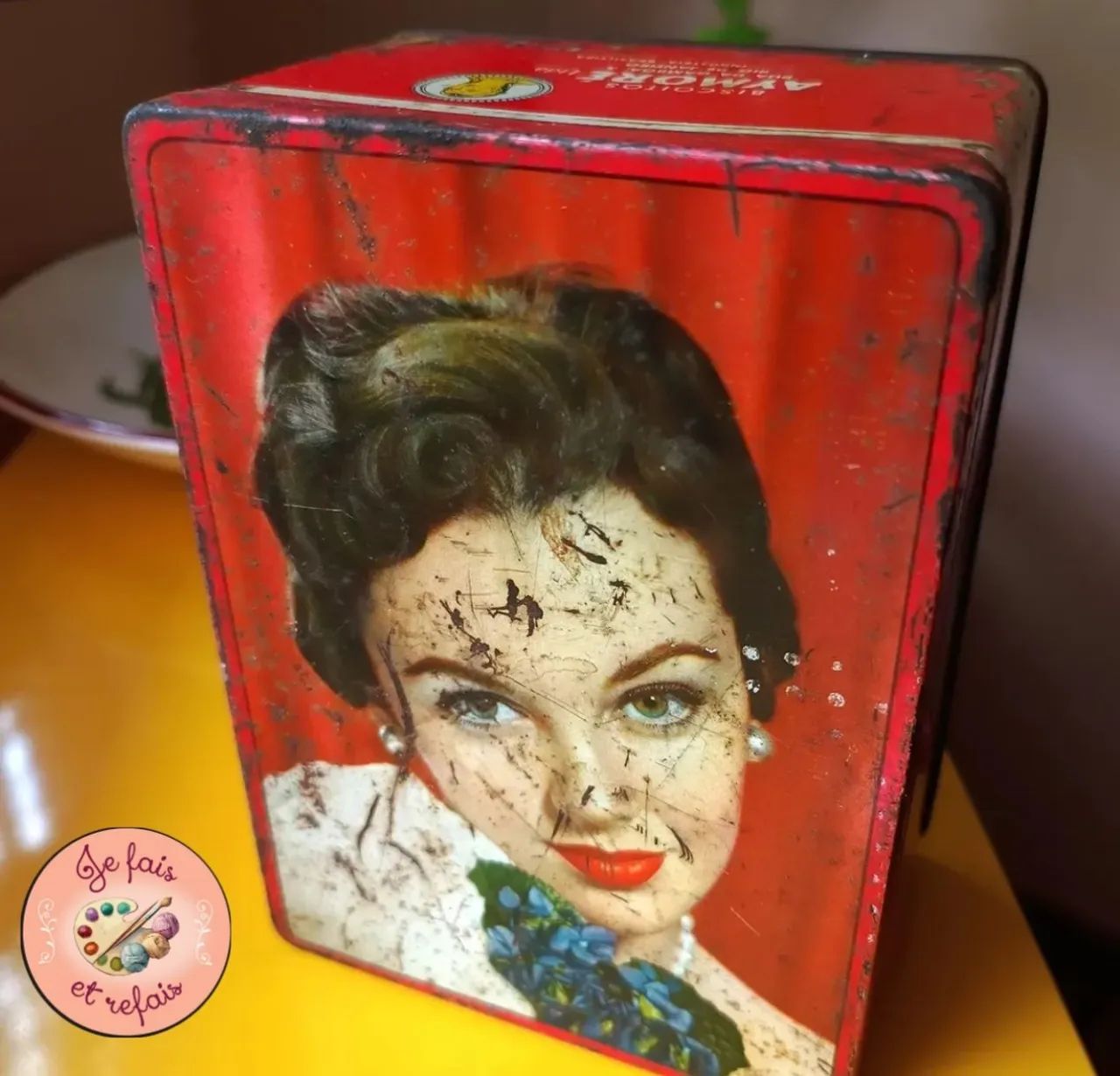 Antiga Lata de Biscoitos - Anos 60/70