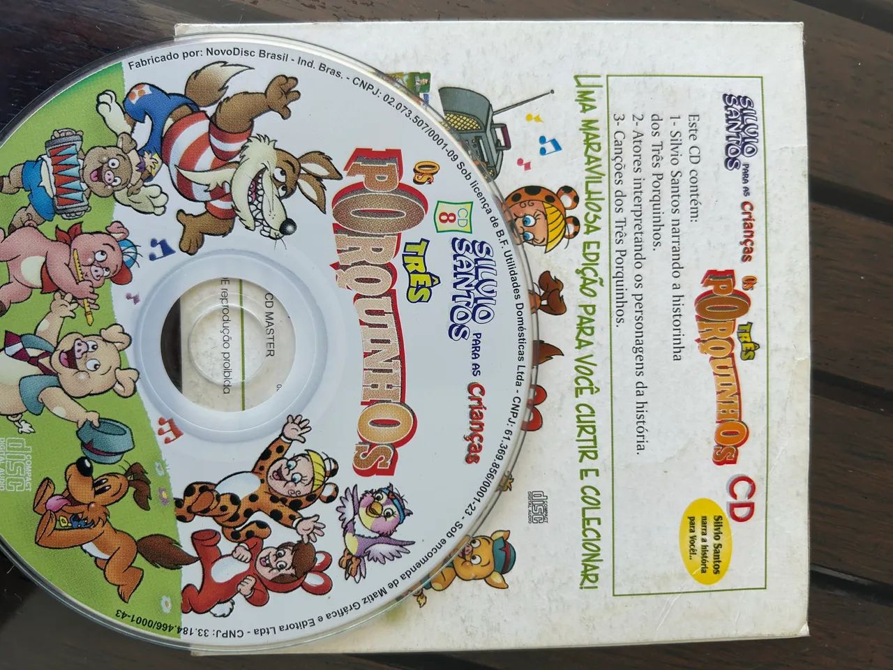 Kit de 3 CDs de histórias infantis  - Foto 3