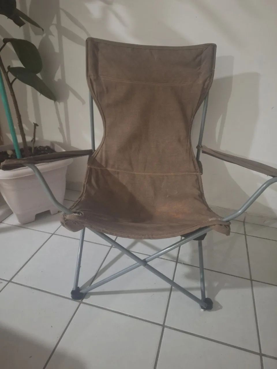 Cadeira em tecido 