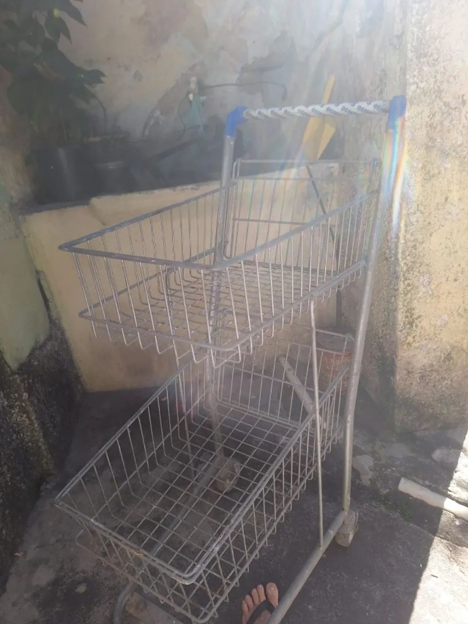 carrinho de compras supermercado 50 litros aço semi novo - Foto 2