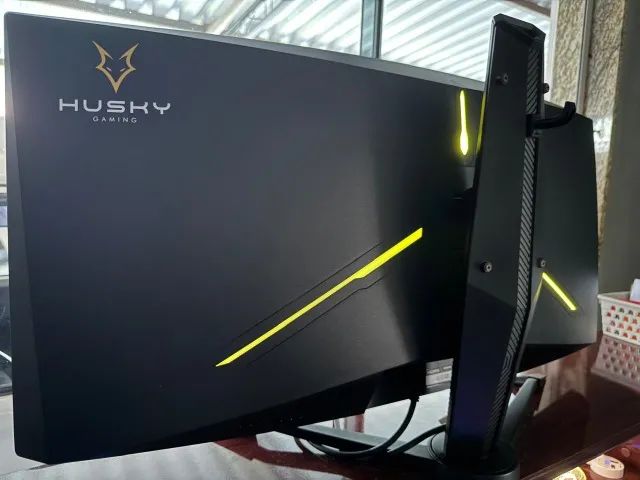 Monitor Gamer Curvo Husky Tempest 34", Ultrawide, 180Hz, QHD, 1ms, DisplayPort e HDMI - Foto 2