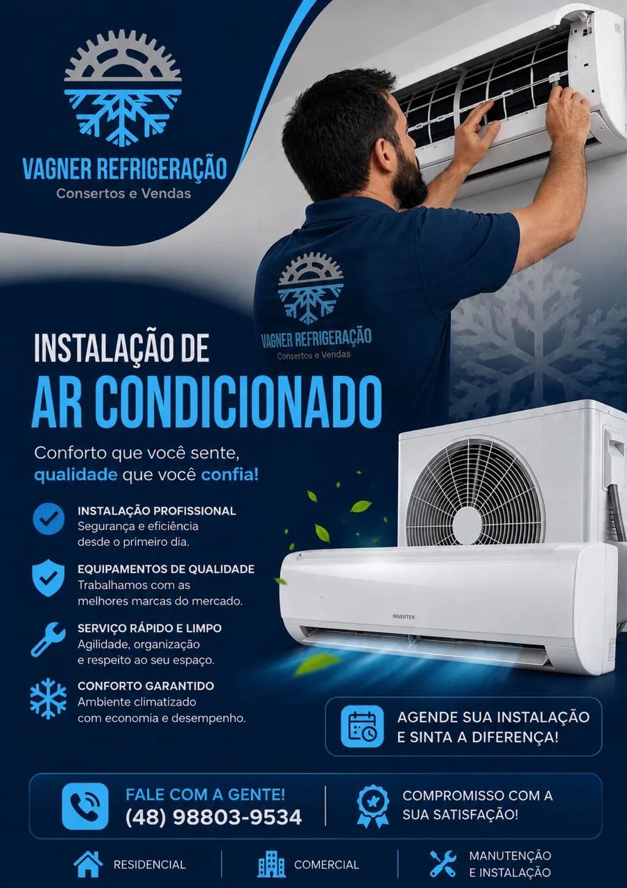 VENDA E INSTAÇÃO DE AR CONDICIONADO