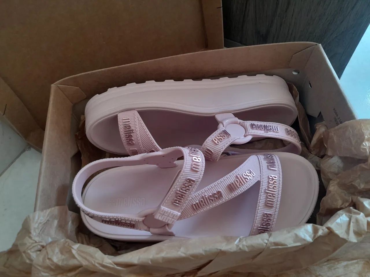 Sandalia Melissa Plataforma Rosa 36 - Foto 5