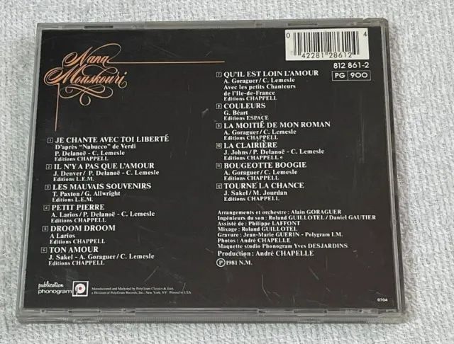 CD Nana Mouskouri - Je Chante Avec Toi Liberte - Foto 3