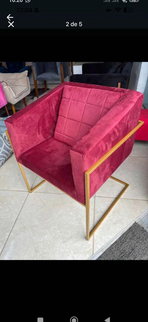?fabrica 100% novas ! Poltrona,cadeiras e puffs, a partir de R$130,00.  - Foto 3