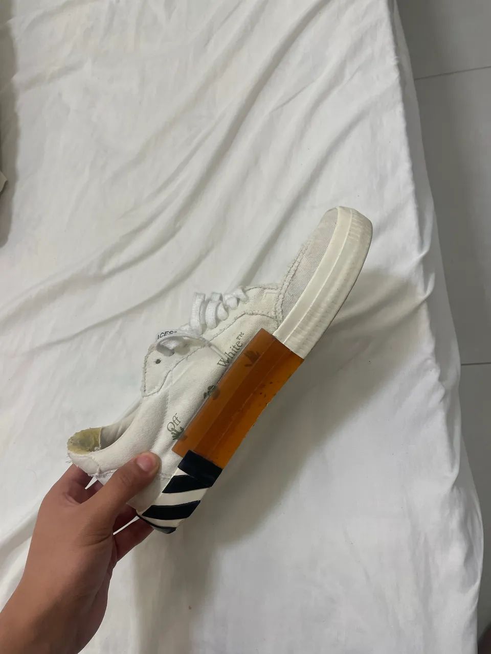 tênis off white vulcanized  - Foto 2