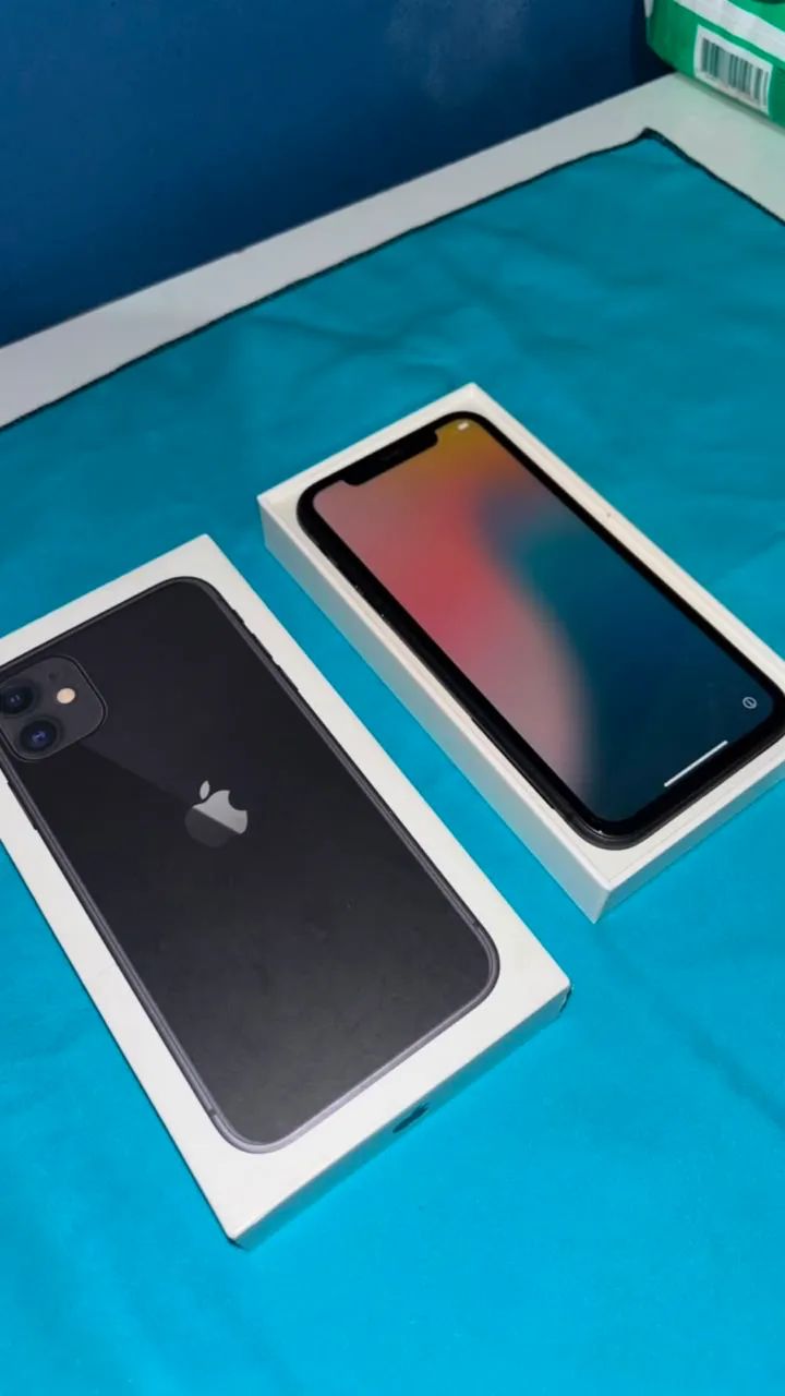 iPhone 11 64GB Preto - Original | Face ID OK | Caixa - Celulares e