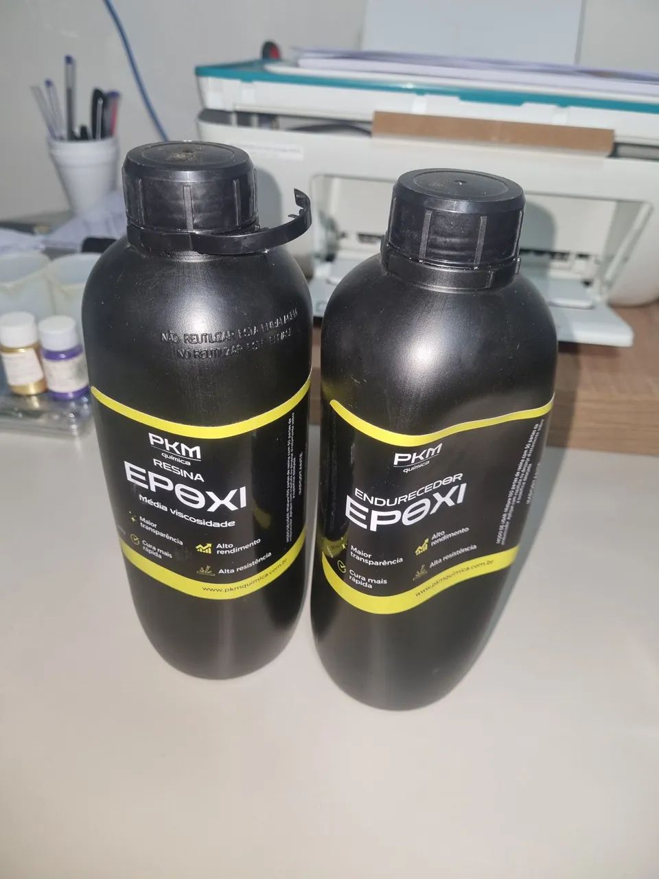 Kit resina epoxi + ferramentas e moldes