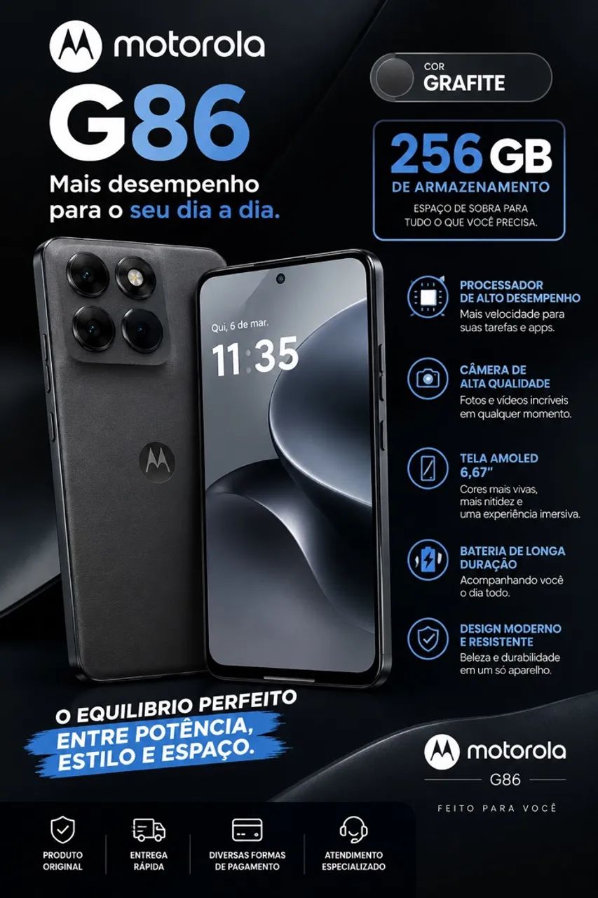 G86 Lacrado - 256 gigas 
