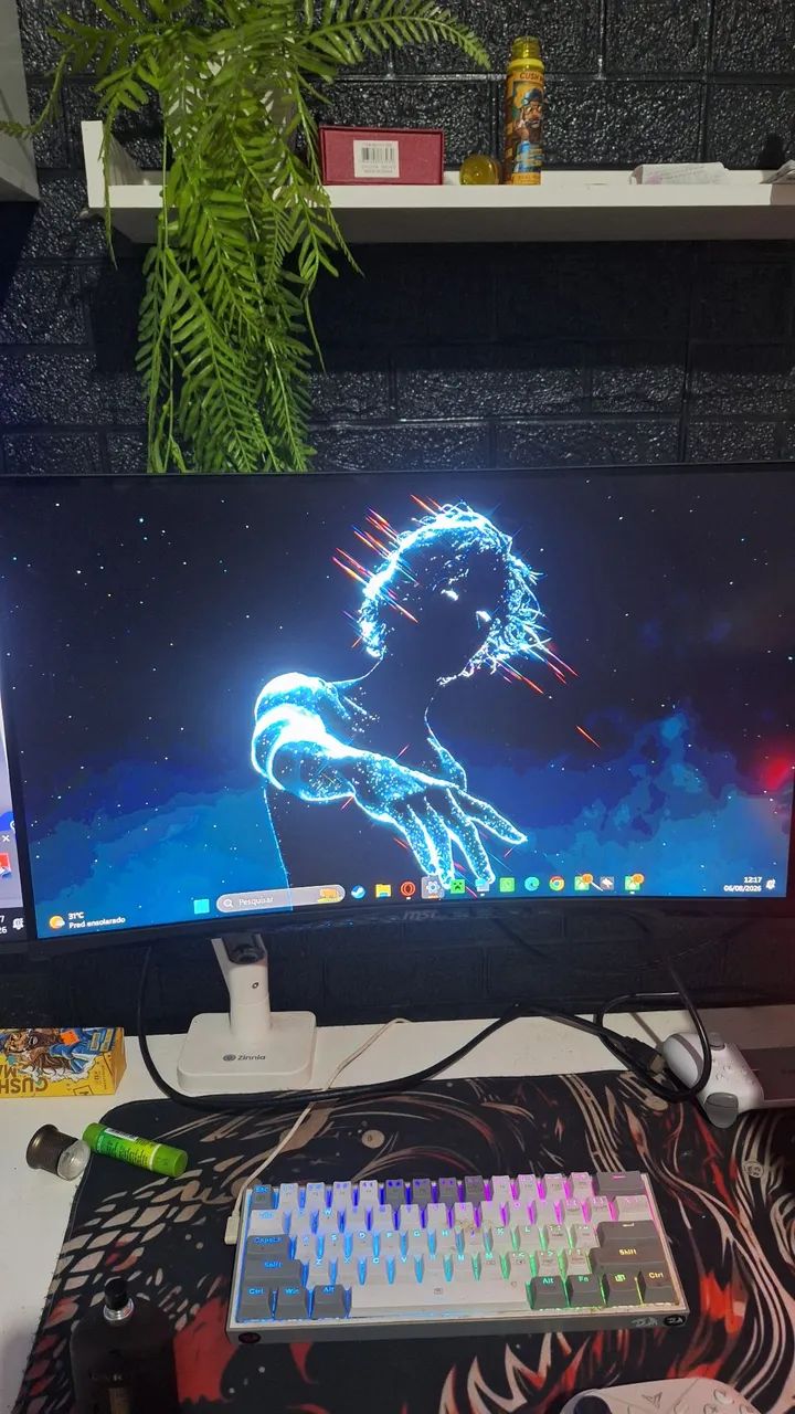 Monitor gamer 27 polegadas curvo msi 280hz  - Foto 2