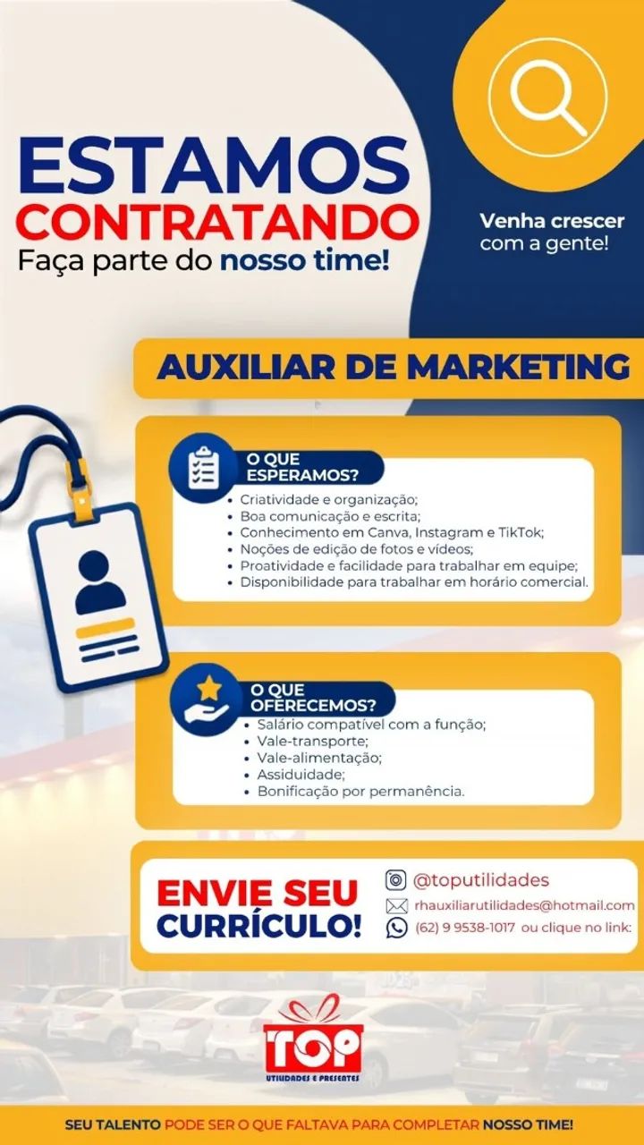 AUXILIAR DE MARKETING 