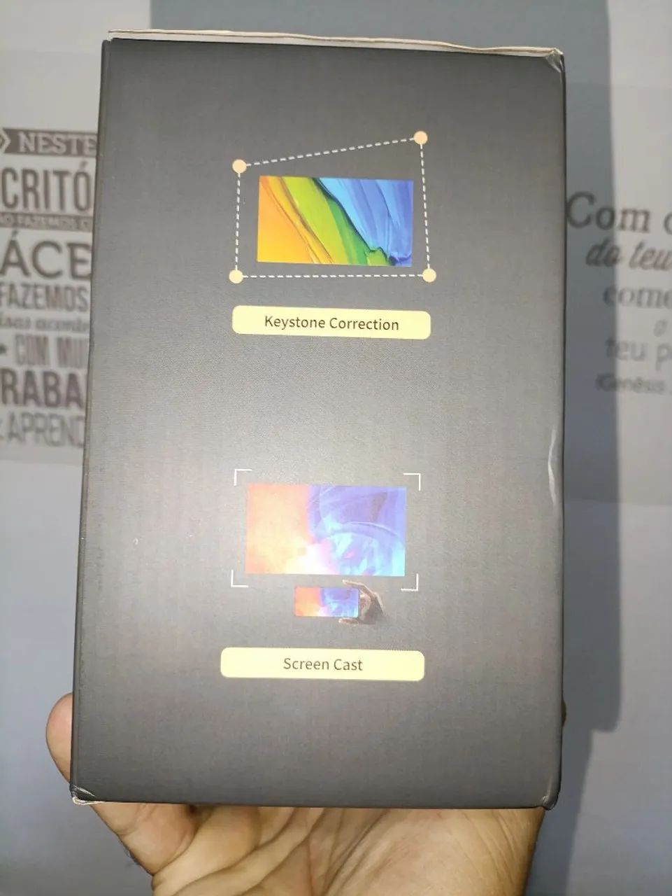 Projetor ProGaga  Original 720P HD Nativo Portátil Telão em Casa - Foto 5