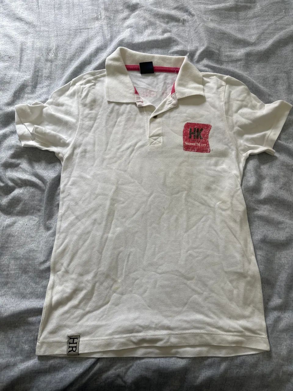 Camiseta Hering TAM 10 branca 