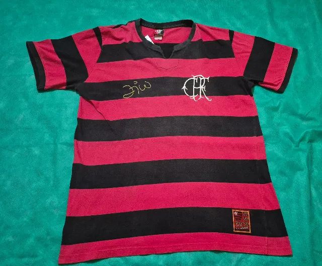 Camisa Flamengo Braziline Fla Tri Zico Masculina 