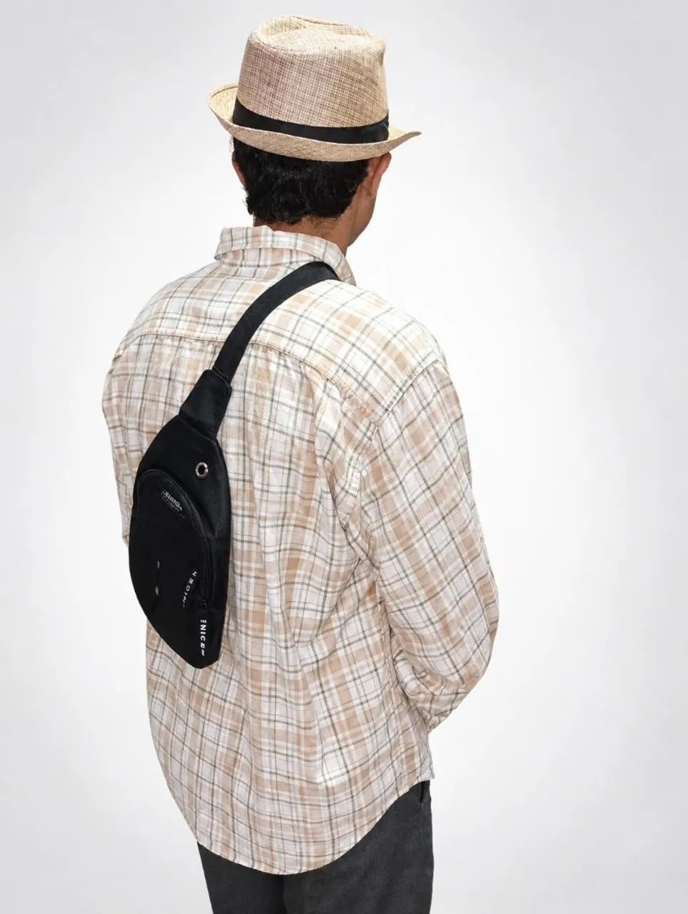 Pochete masculina estilo mochila  - Foto 3
