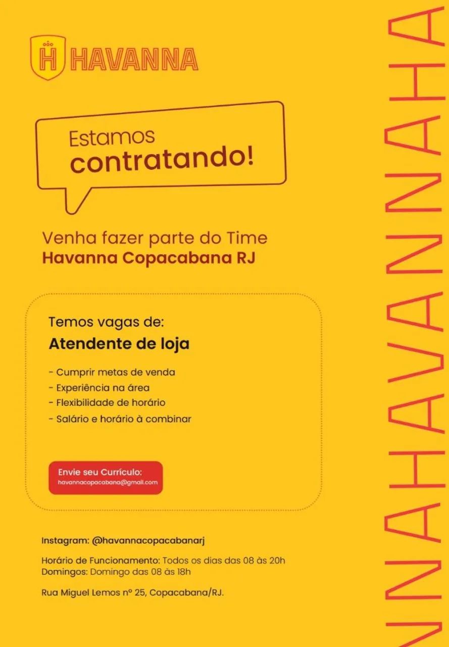 Atendente de loja