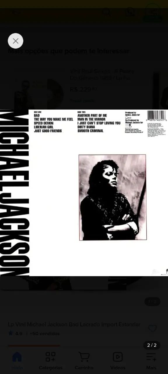 Michael Jackson Disco Bad - Foto 2