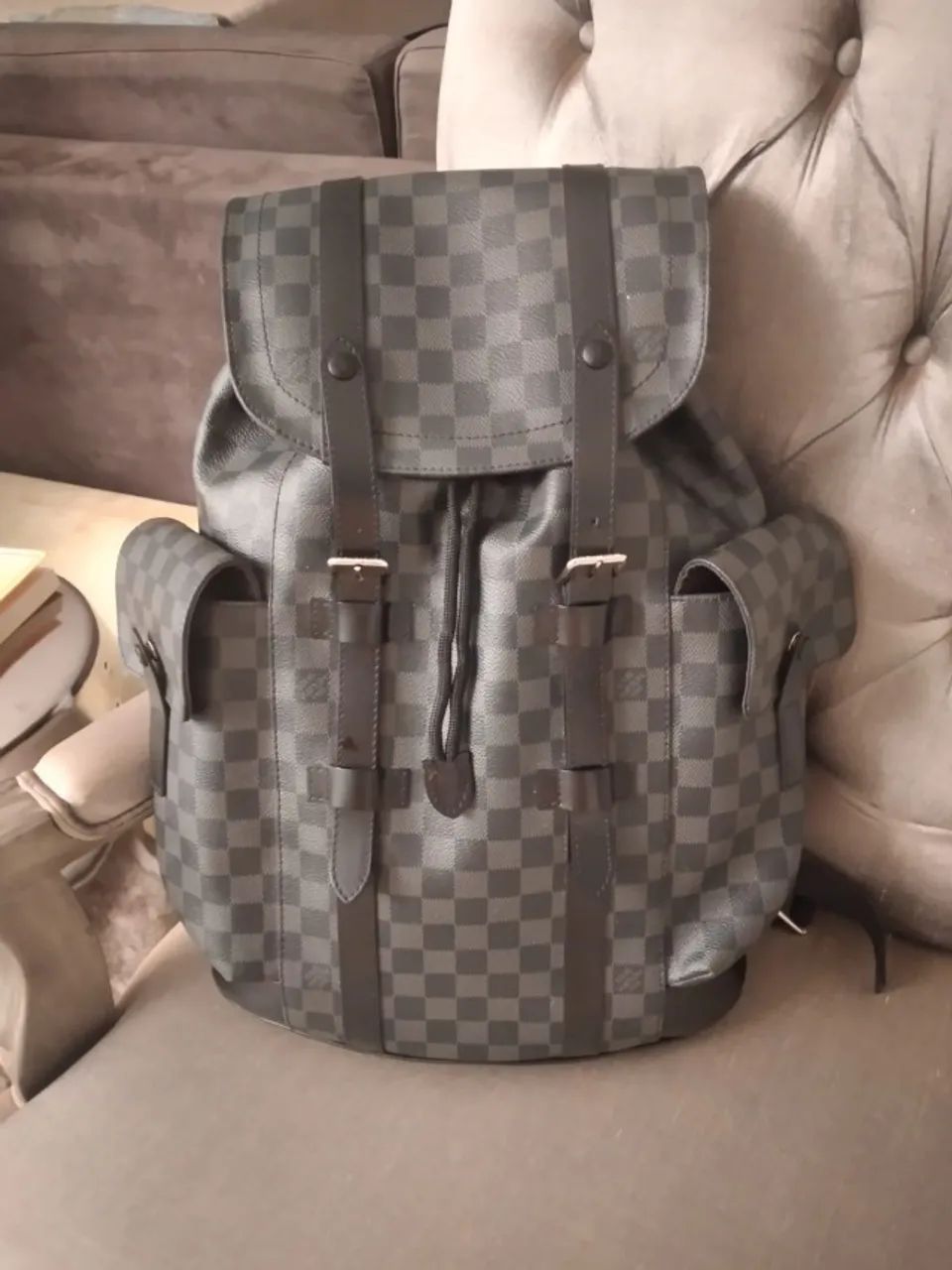 Mochila Louis Vuitton Christopher MM - Foto 4