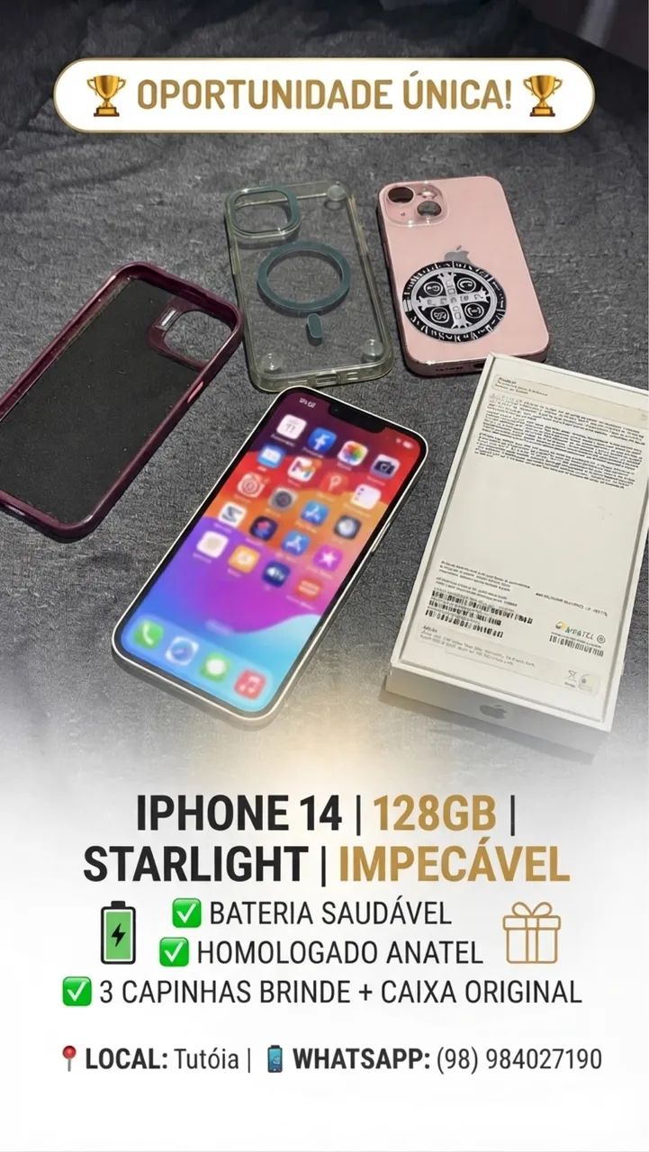 iPhone 14 top top novo - Foto 3