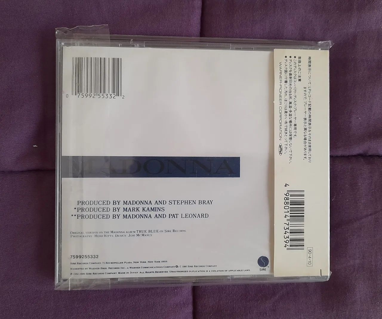 Madonna CD Maxi-Single REMIXES Japan Edition com OBI.  - Foto 2