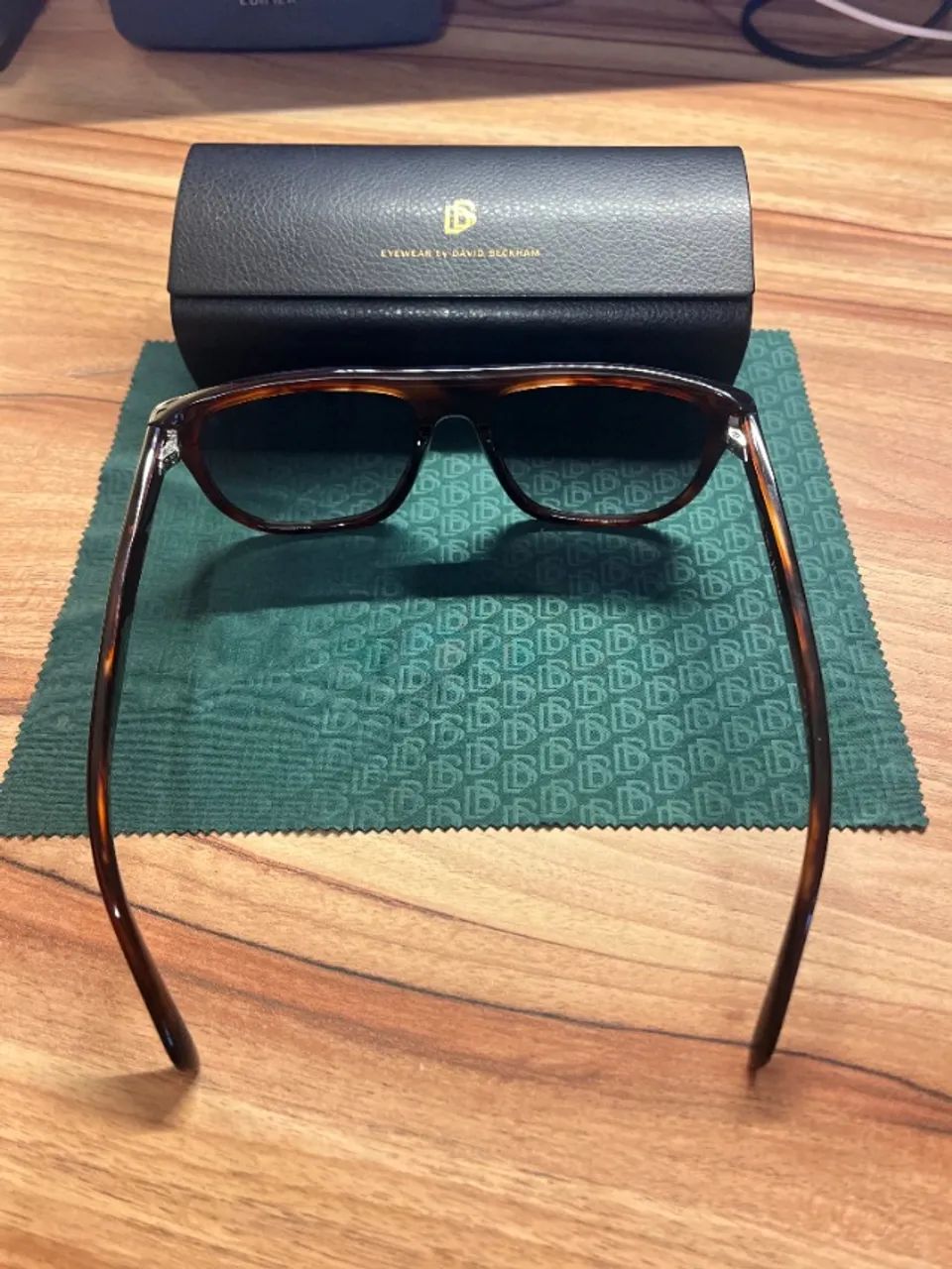 Óculos de Sol David Beckham DB 7111 Masculino Havana Marrom Original Novo com NF - Foto 4