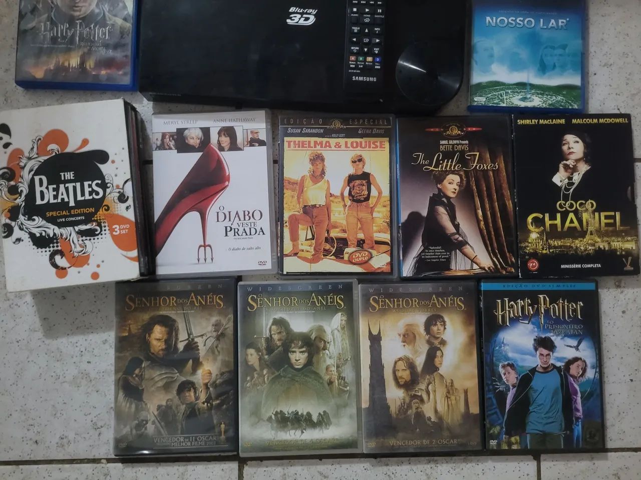Blu-ray com defeito e dvds  - Foto 3