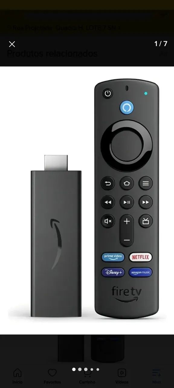 Fire Stick 3a geração 