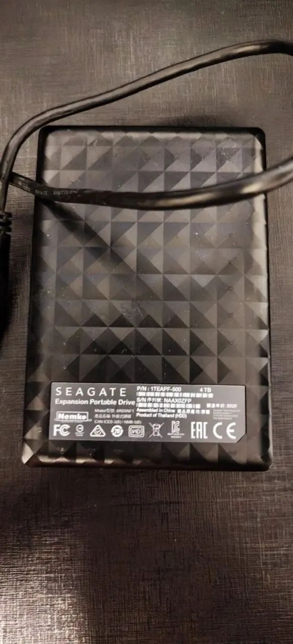 Hd externo seagate 4tb usado  - Foto 3