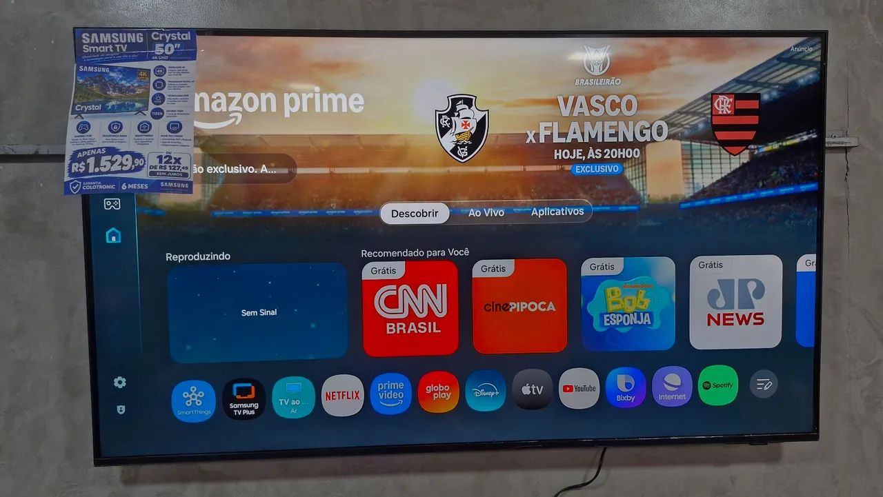 TV Samsung 50 polegadas 6 meses de garantia parcela até 12x sem juros no cartão ? - Foto 2