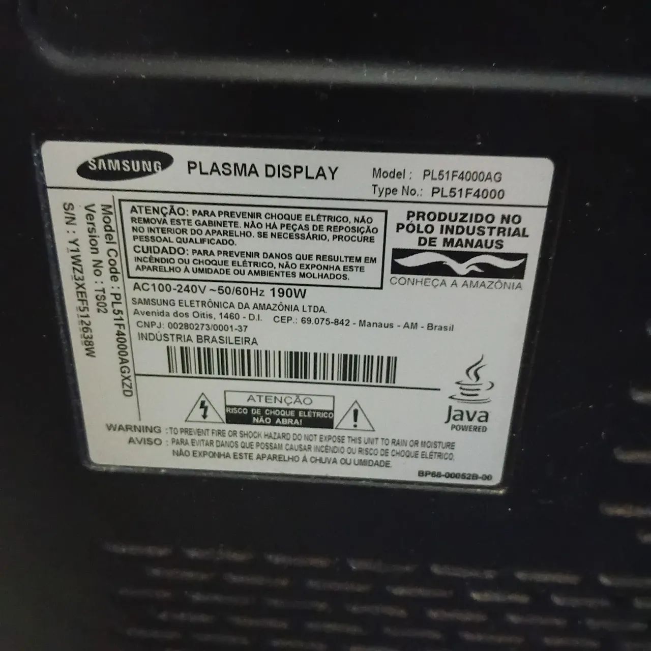 Tv 50 polegar hdmi 