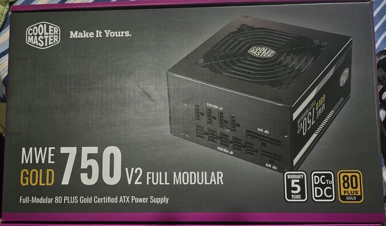 Fonte 750w Cooler Master - Foto 5
