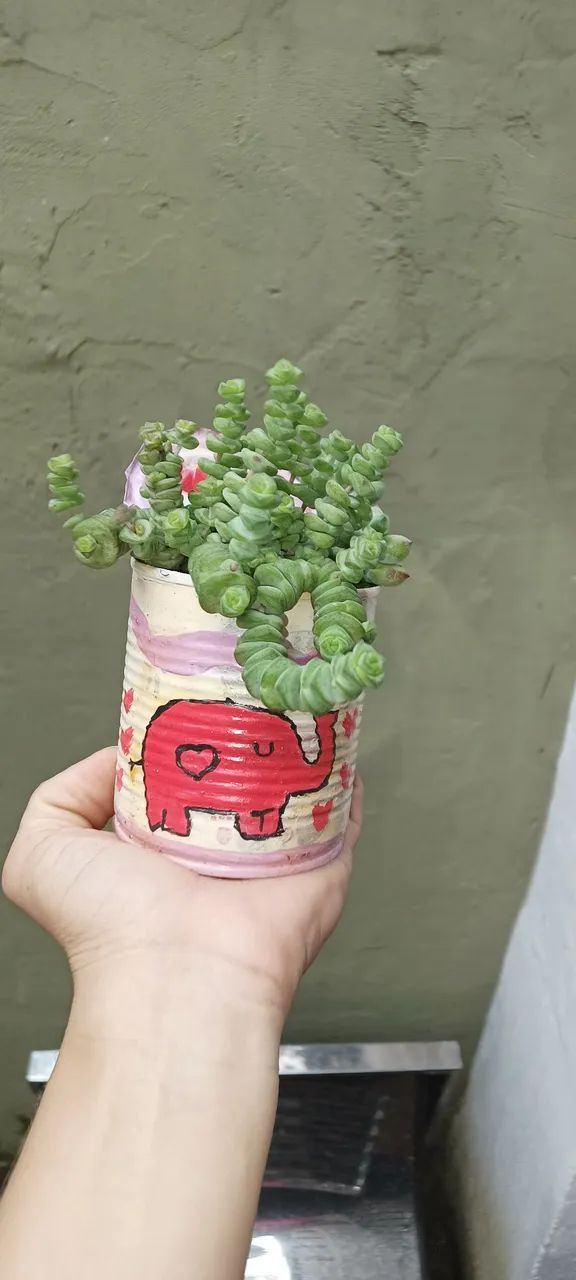 Latinha pintada a mão  - Foto 4