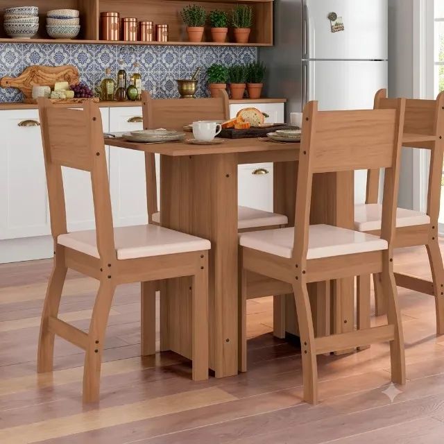 Mesa de jantar com 4 lugares (dividimos em ate 10x sem juros)