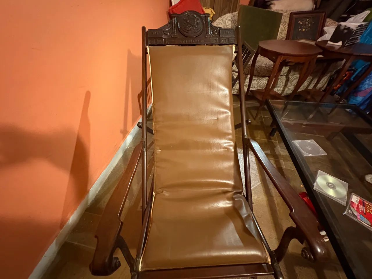 Cadeira Reclinável Antiga Personalizada ?Titiche? 1917