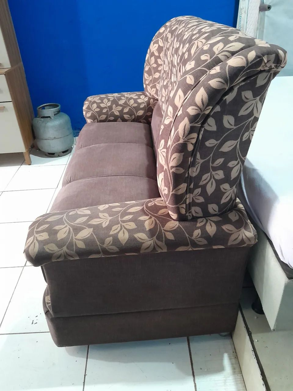 Estofado 3x2 lugares em tecido suede  - Foto 4