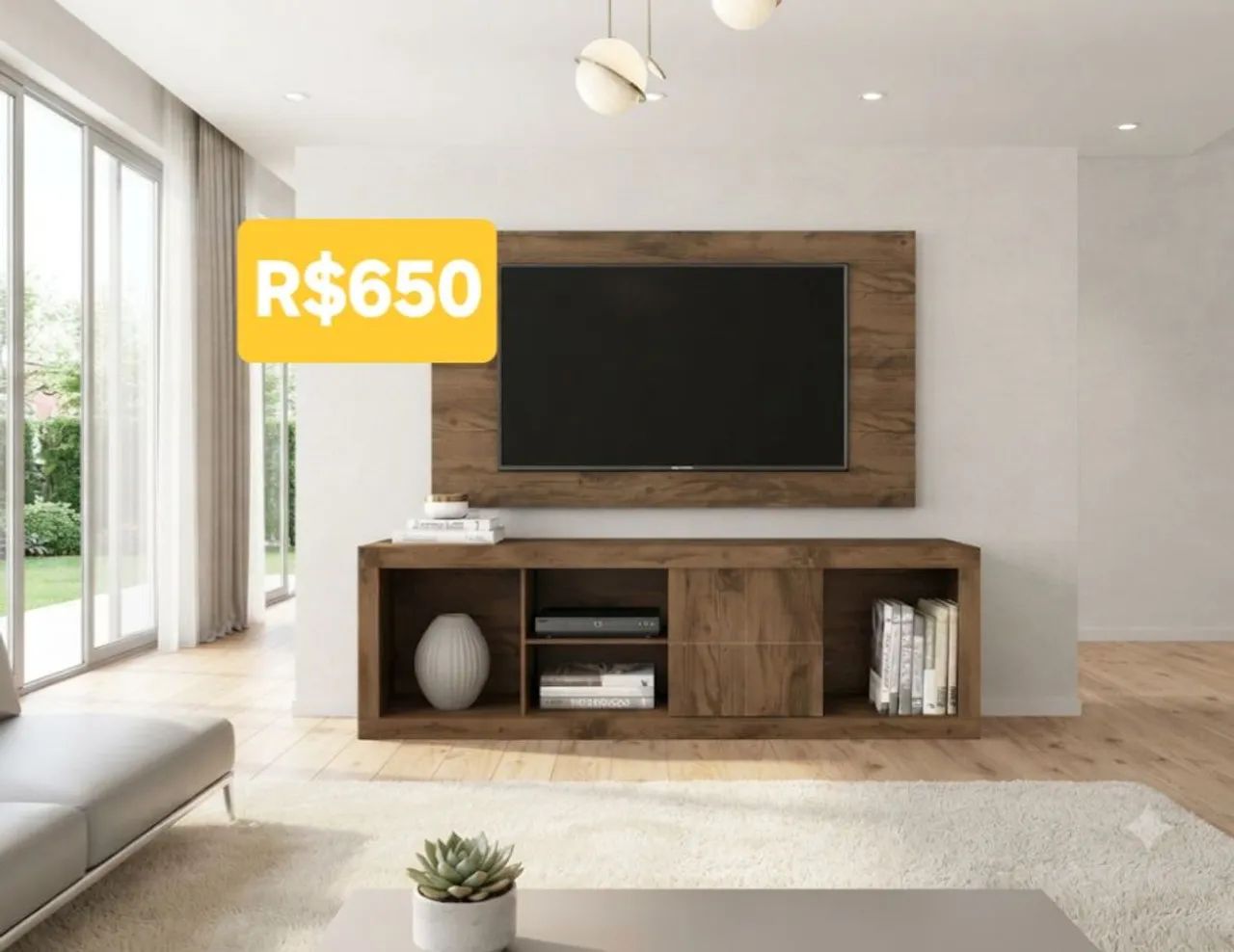 Rack com painel novos