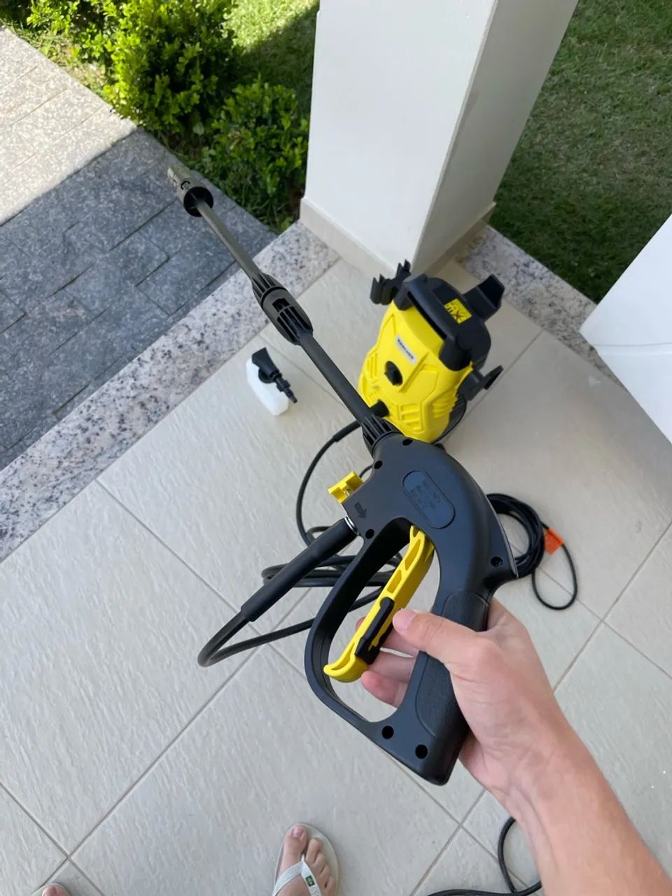 Lavadora de alta pressão Karcher Compacta 1400w - Foto 3