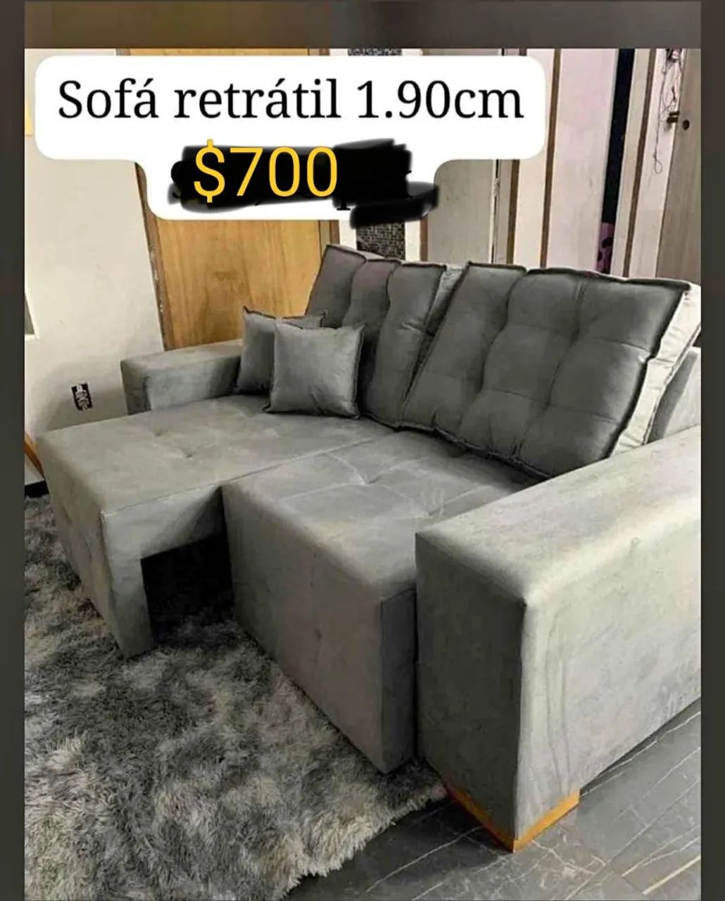 Sofá bem conservado $700  Retirar próx ao shopping prêmio 