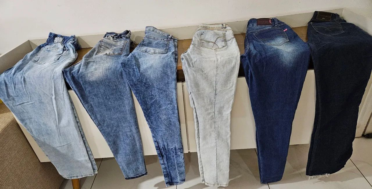 Lote calças jeans  - Foto 4