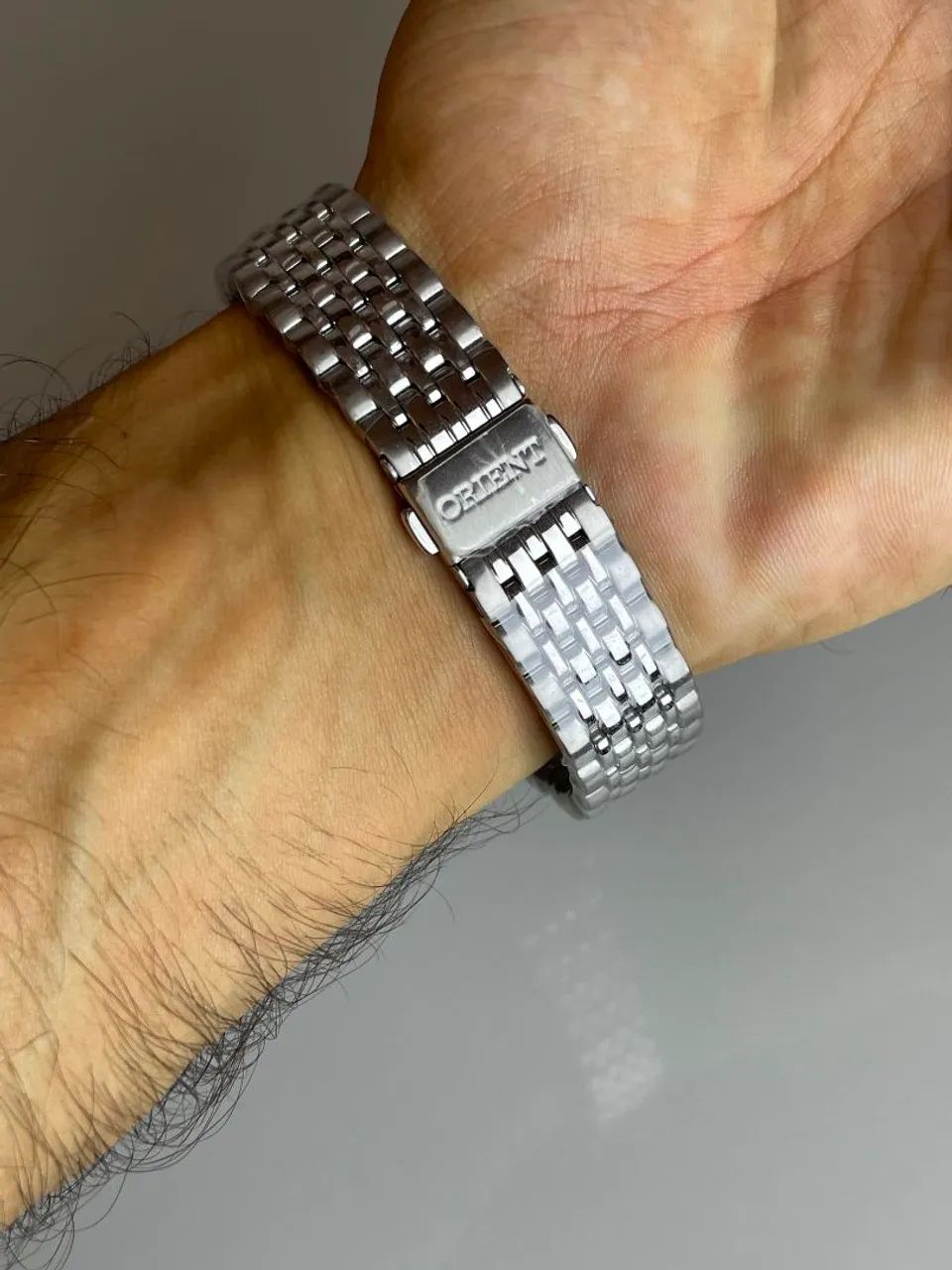 Relógio Orient 3 estrelas automático com tamanho de 39mm - Foto 5