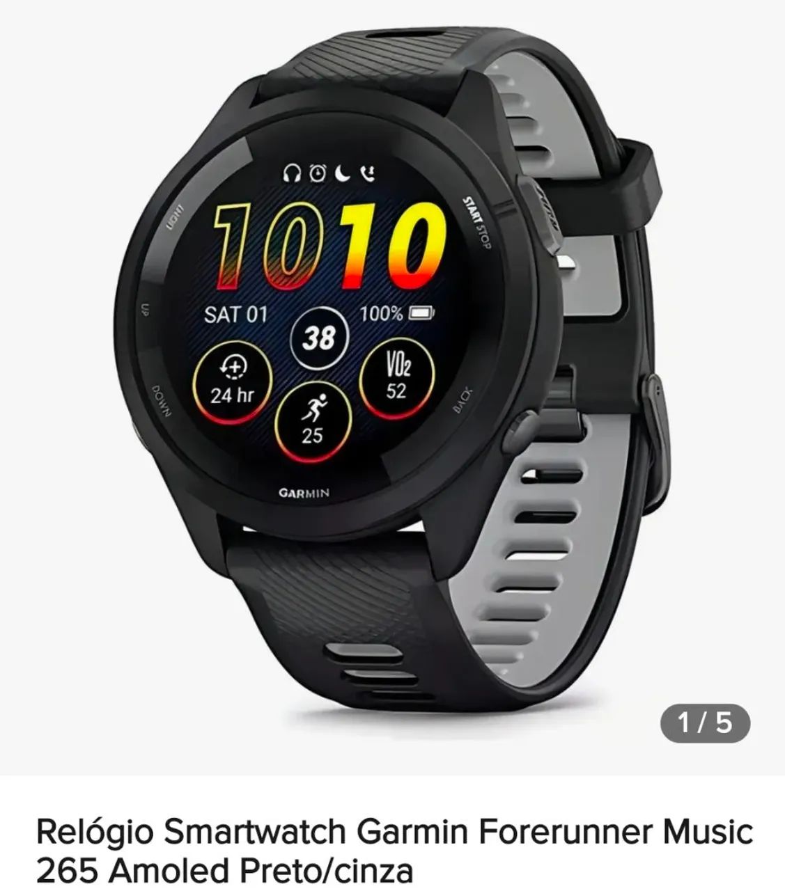Relogio garmin forerunner 265